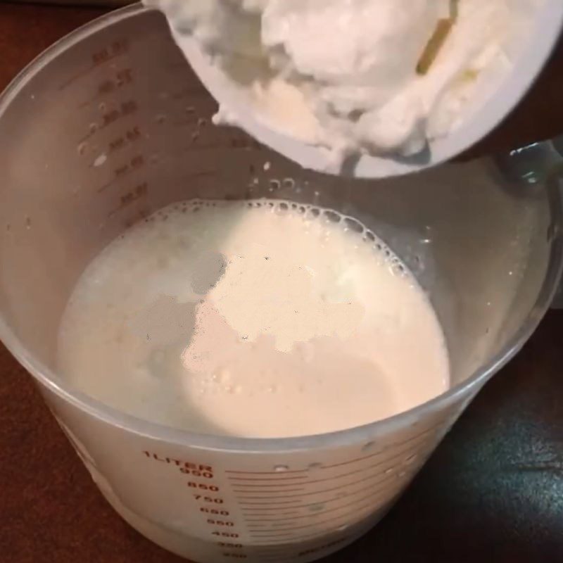 Step 2 Prepare the yogurt starter Yogurt Drink using an oven