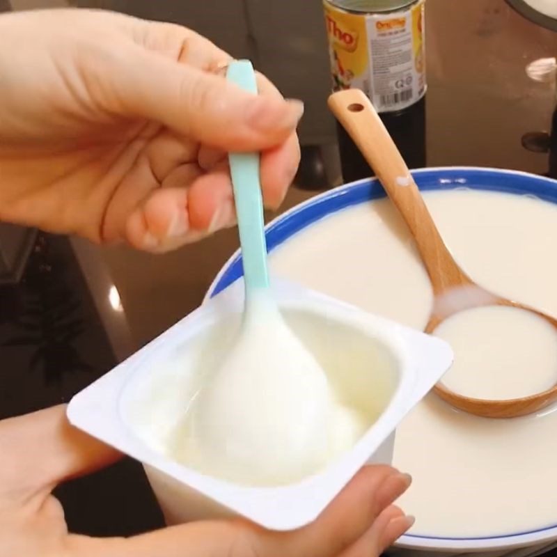 Step 2 Prepare the yogurt starter for Yogurt using an oven