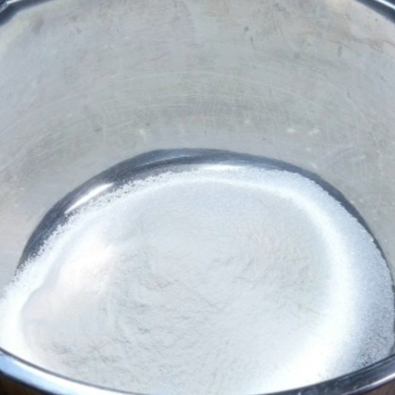 Step 1 Mix and soak the jelly powder mixture for Pandan Jelly with Coconut Milk