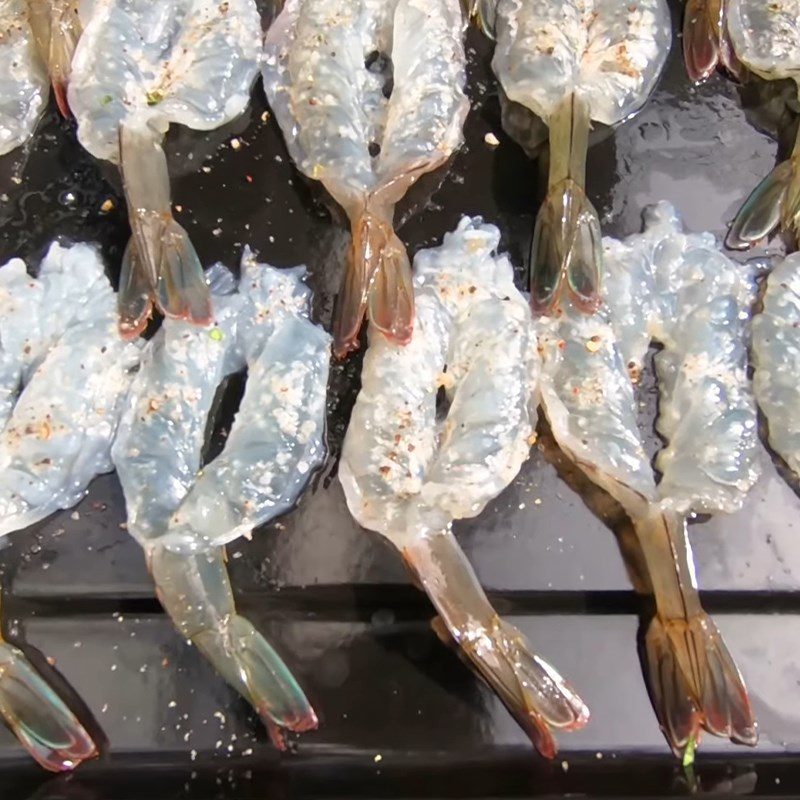 Step 3 Drying shrimp for sun-dried shrimp