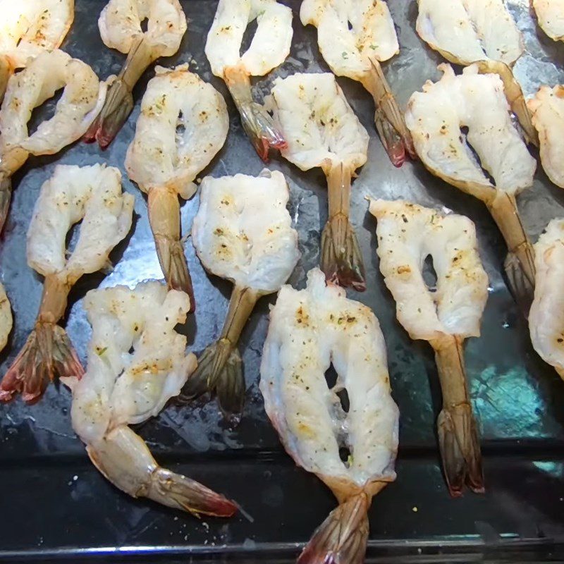 Step 3 Drying shrimp