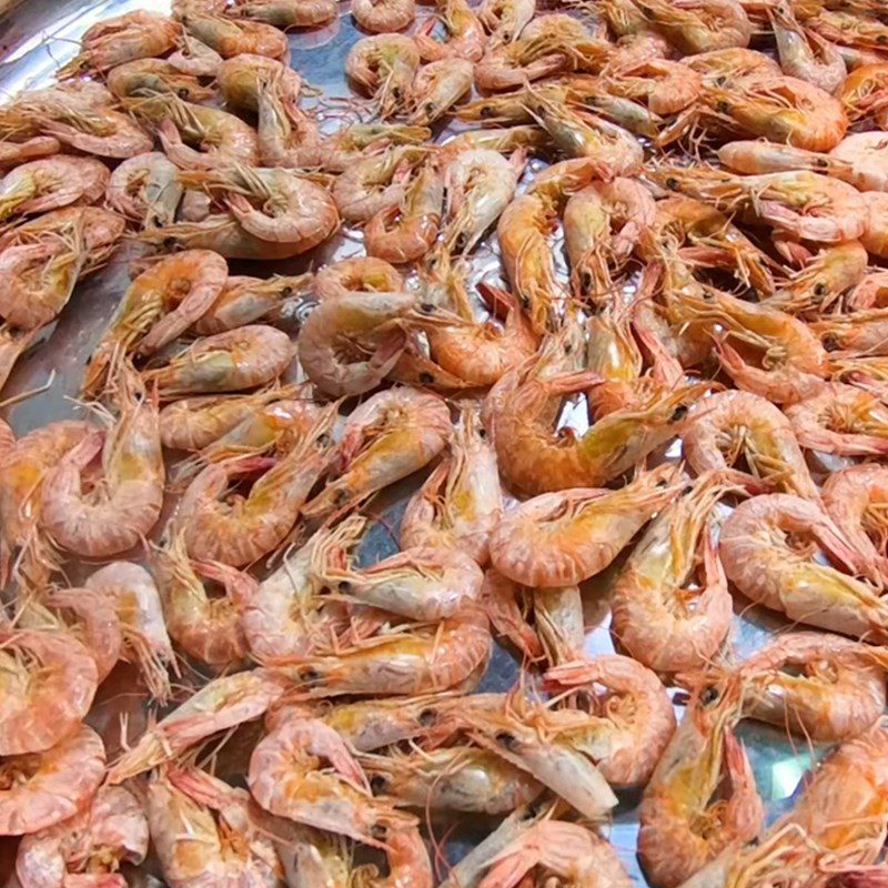 Step 3 Drying shrimp and finishing Sun-dried shrimp