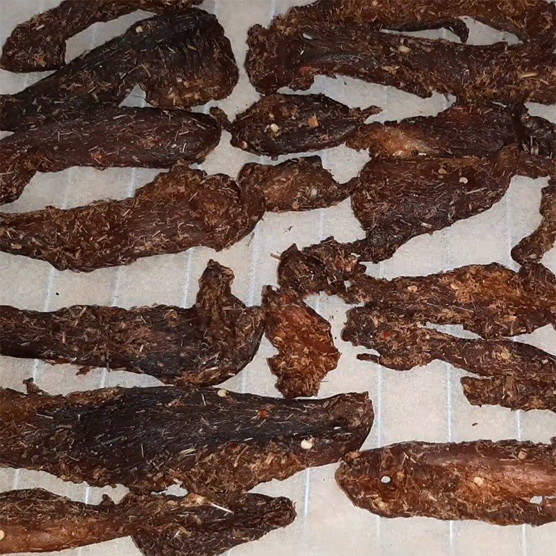 Step 4 Drying and dehydrating meat Deer