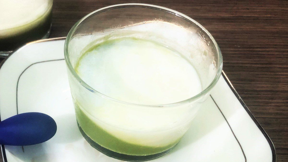 Avocado milk pudding for baby weaning