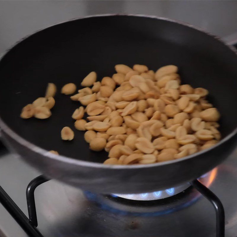 Step 1 Roast and crush the peanuts Peanut Ice Cream