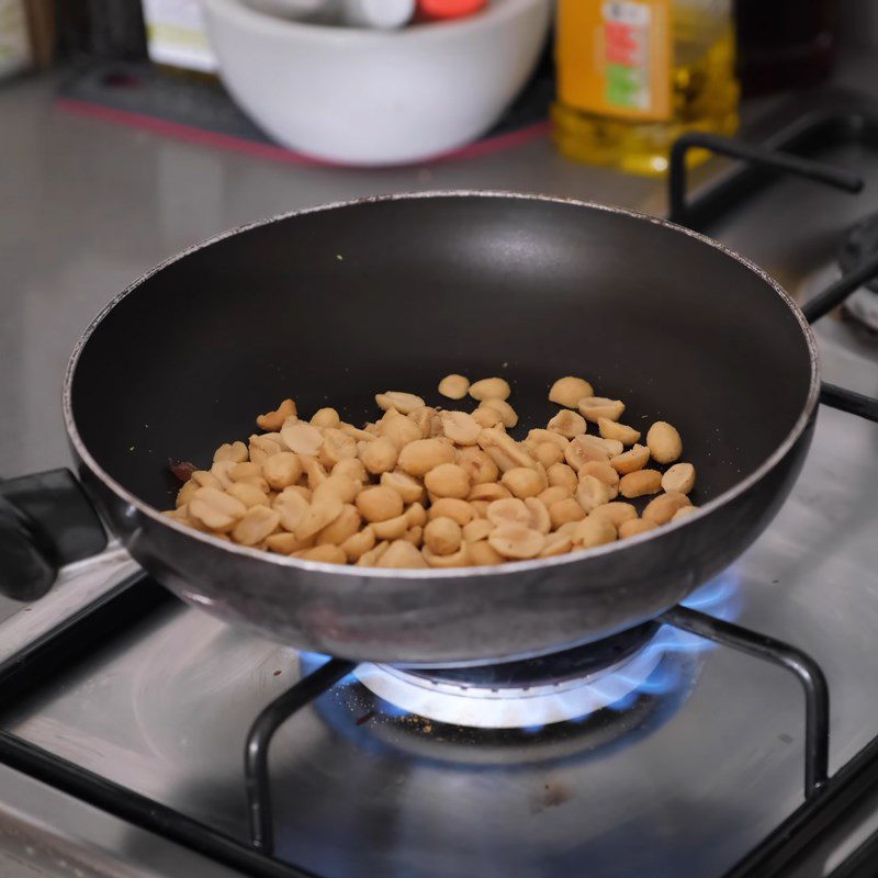 Step 1 Roast and crush the peanuts Peanut Ice Cream