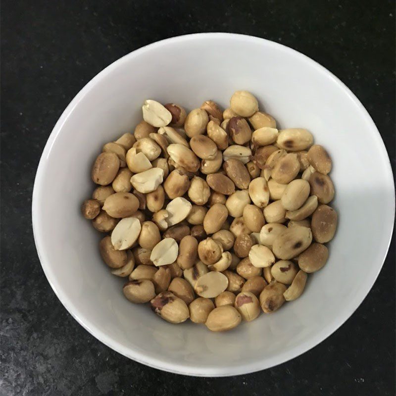 Step 1 Roasting Peanuts Vegetarian Spring Roll Dipping Sauce