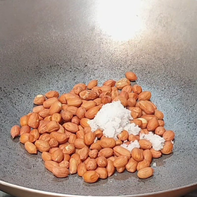 Step 1 Roast the peanuts Roasted Peanut with Sauce