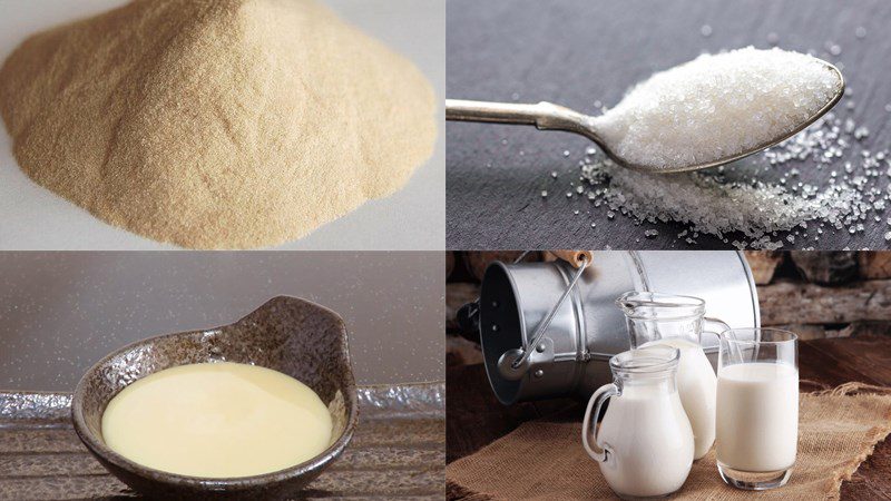 Ingredients for 3D jelly dish
