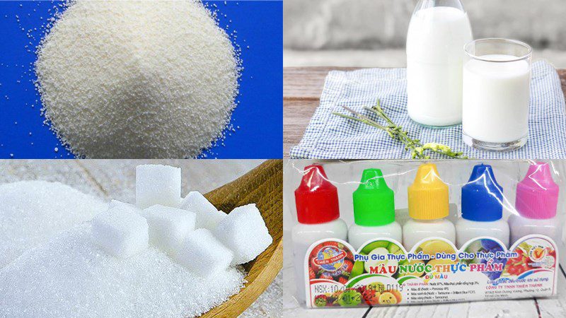 Ingredients for 3D jelly dish