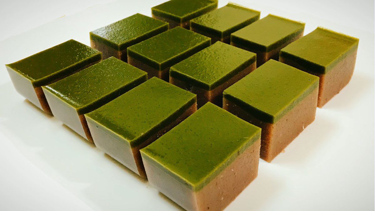 Matcha Red Bean Jelly