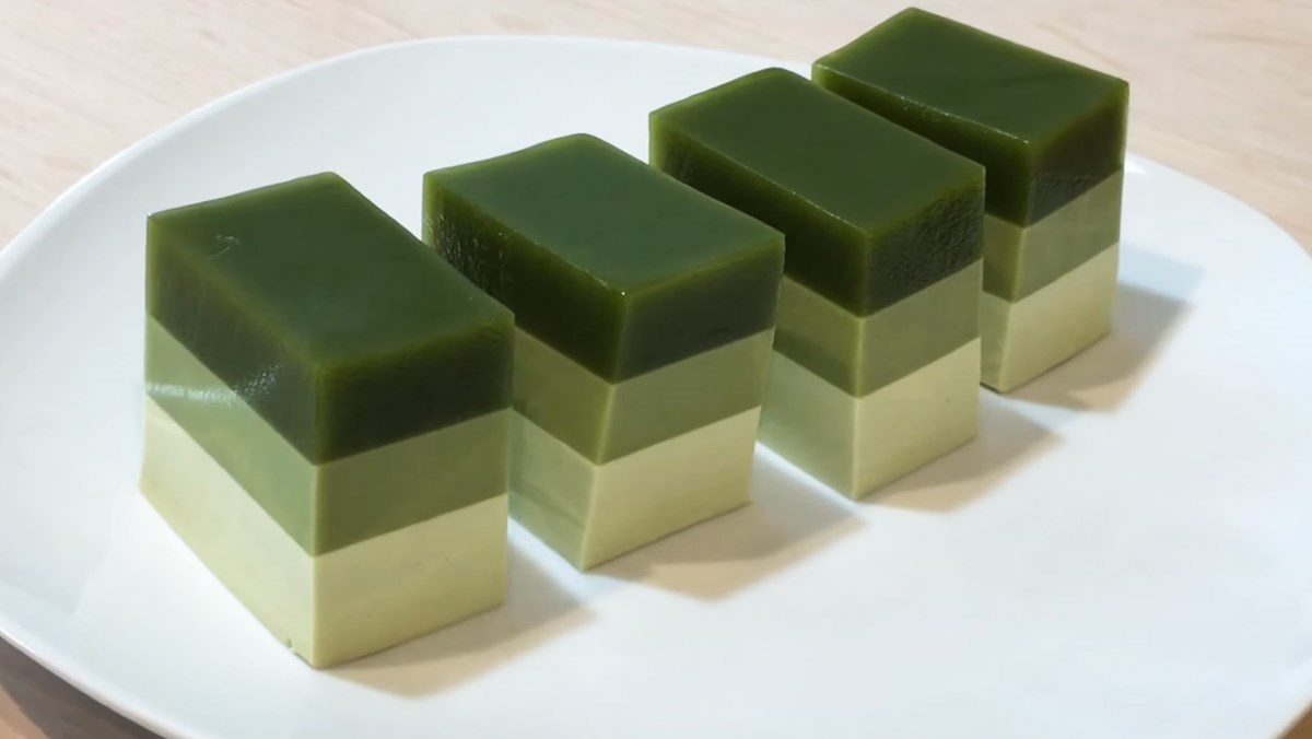 Matcha Coconut Jelly