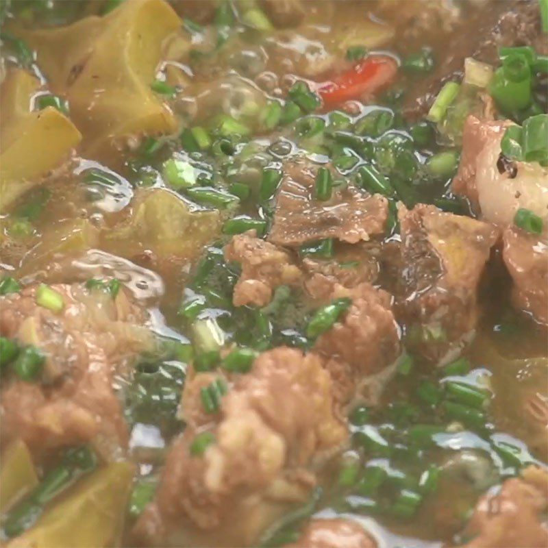 Step 4 Braised Ribs Ribs with Starfruit