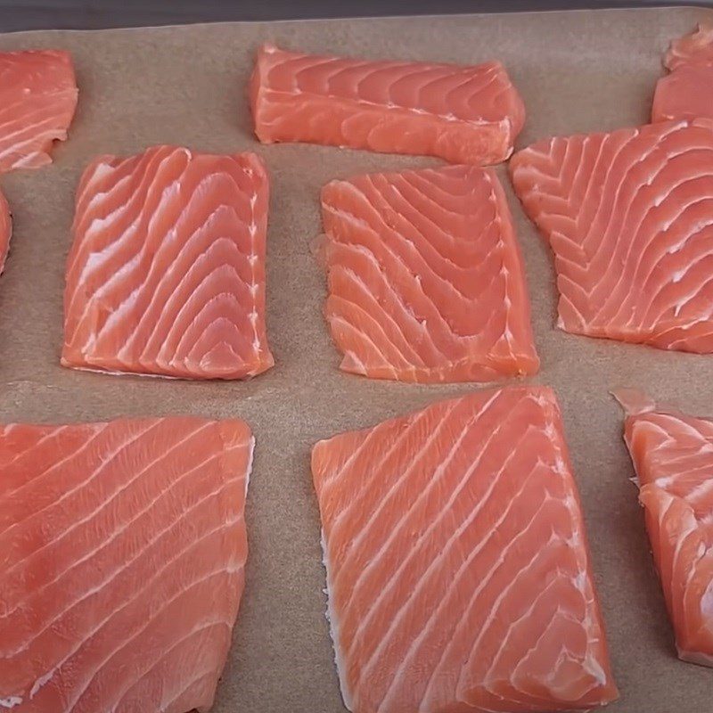 Step 3 Dry salmon Dried salmon made with an oven