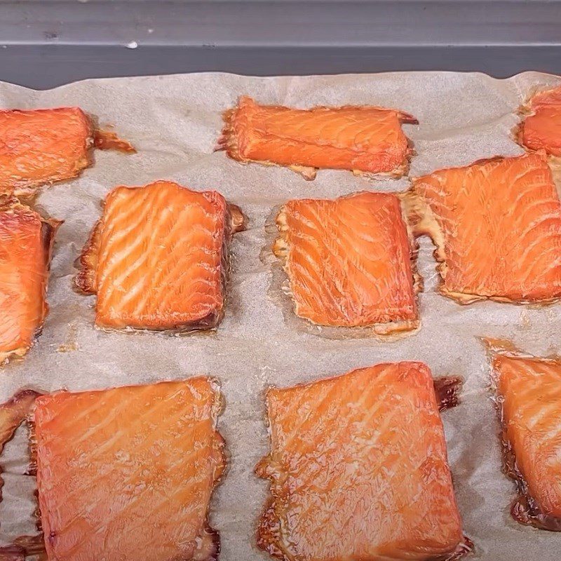 Step 3 Dry salmon Dried salmon made with an oven