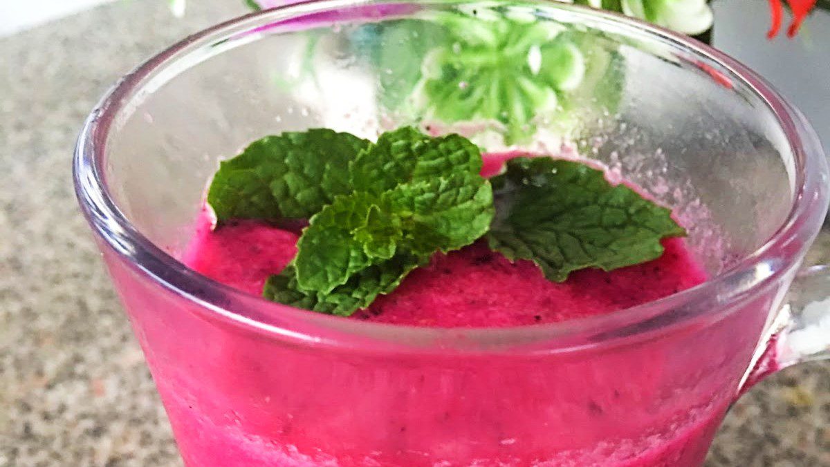 Watermelon Dragon Fruit Smoothie