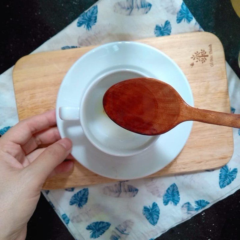 Step 2 Make honey lemon ginger water Honey lemon ginger water