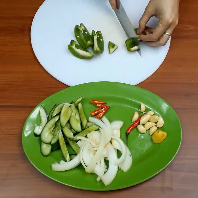 Step 1 Prepare Ingredients for Korean Squid Salad