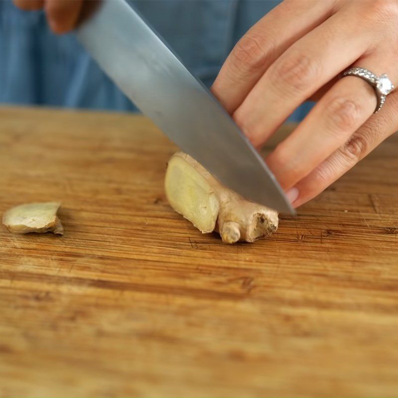 Step 2 Preparing other ingredients for ramen with pork belly
