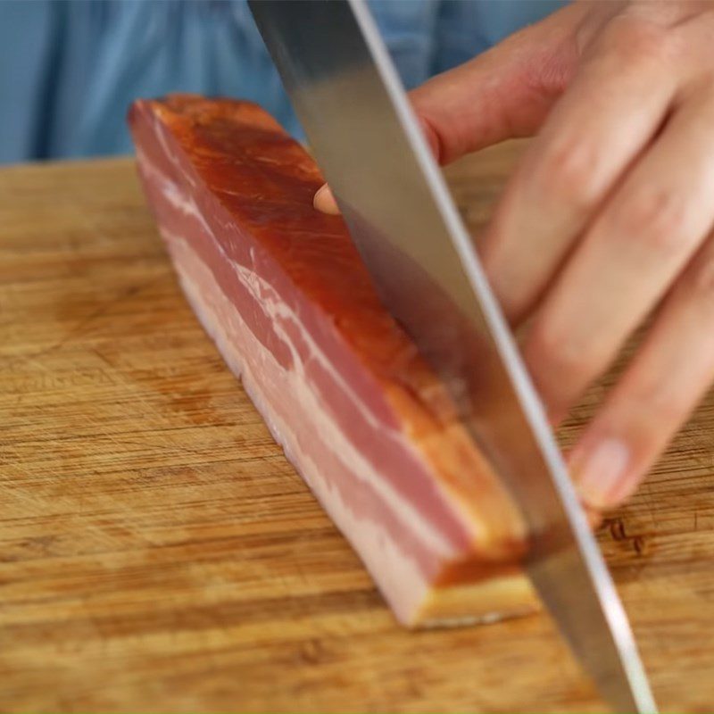 Step 1 Prepare the meat for Ramen mixed with pork belly