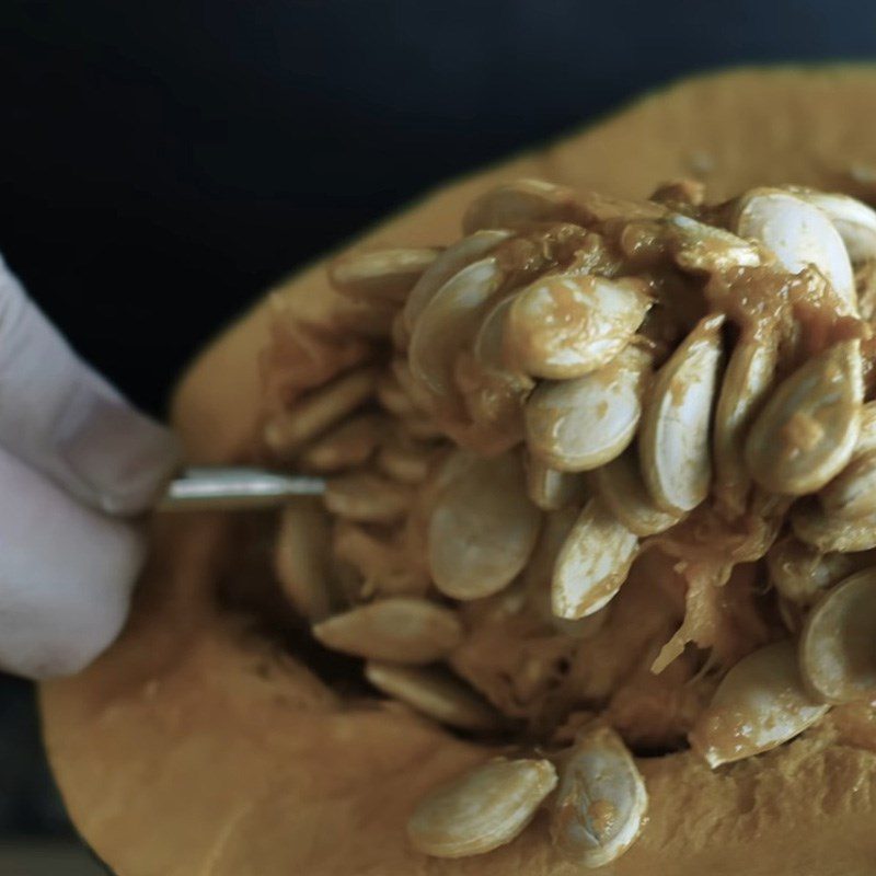 Step 1 Prepare the pumpkin for Pumpkin Spice Latte