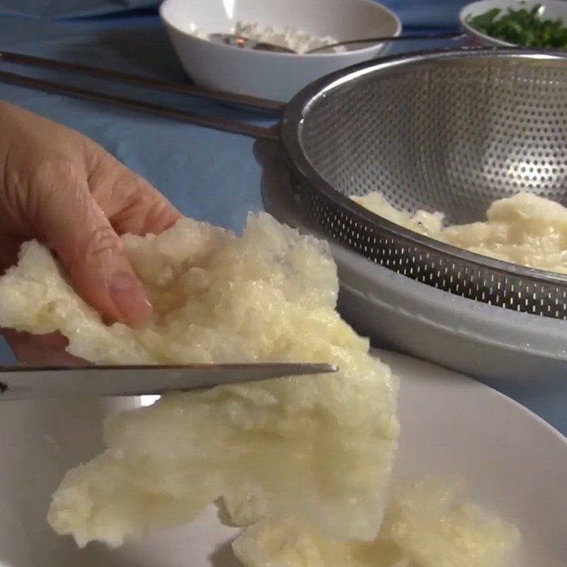 Step 1 Prepare fish maw Fish Maw Soup