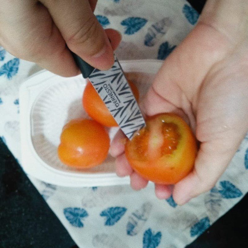 Step 1 Prepare the tomatoes Stuffed tomatoes using an air fryer