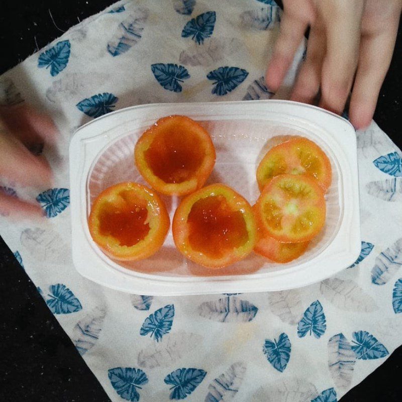 Step 1 Prepare tomatoes Stuffed tomatoes with ground meat using an air fryer