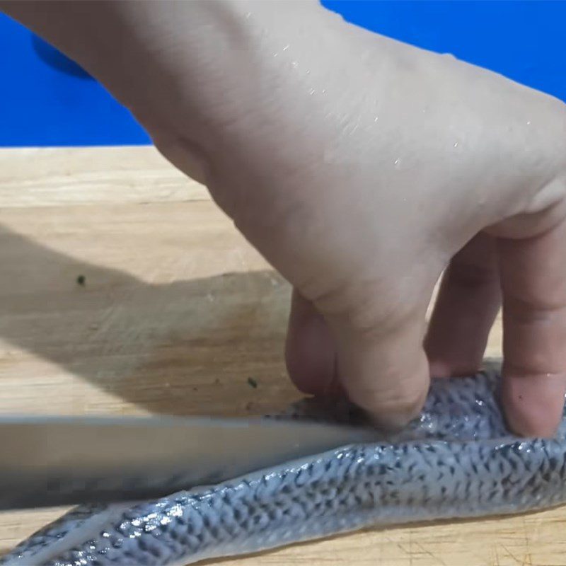 Step 1 Cleaning Mullet Fish Dried Mullet Fish