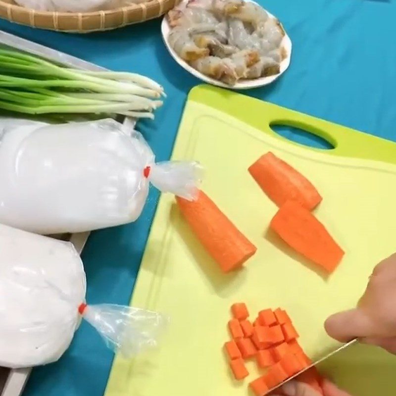 Step 2 Prepare other fish ingredients Fish cake with coconut milk