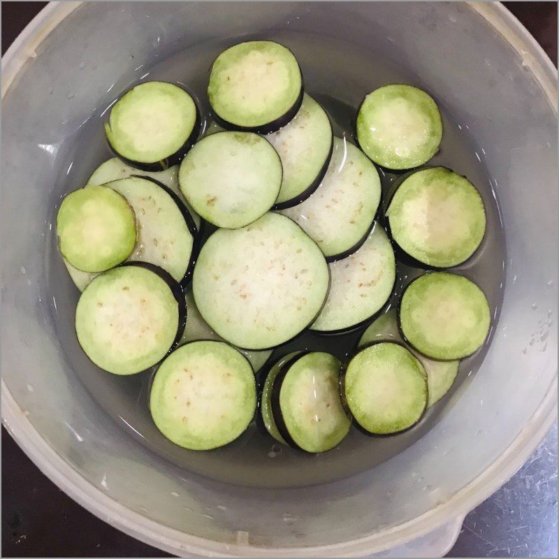 Step 1 Prepare the eggplant Fried Eggplant