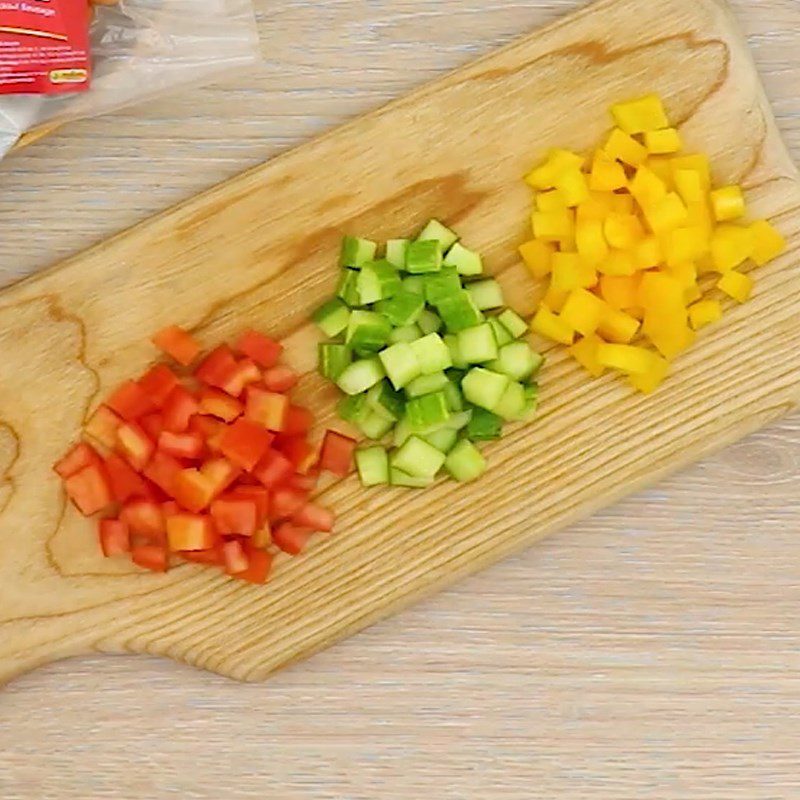 Step 2 Prepare the vegetables Stuffed Sausage Avocado Salad