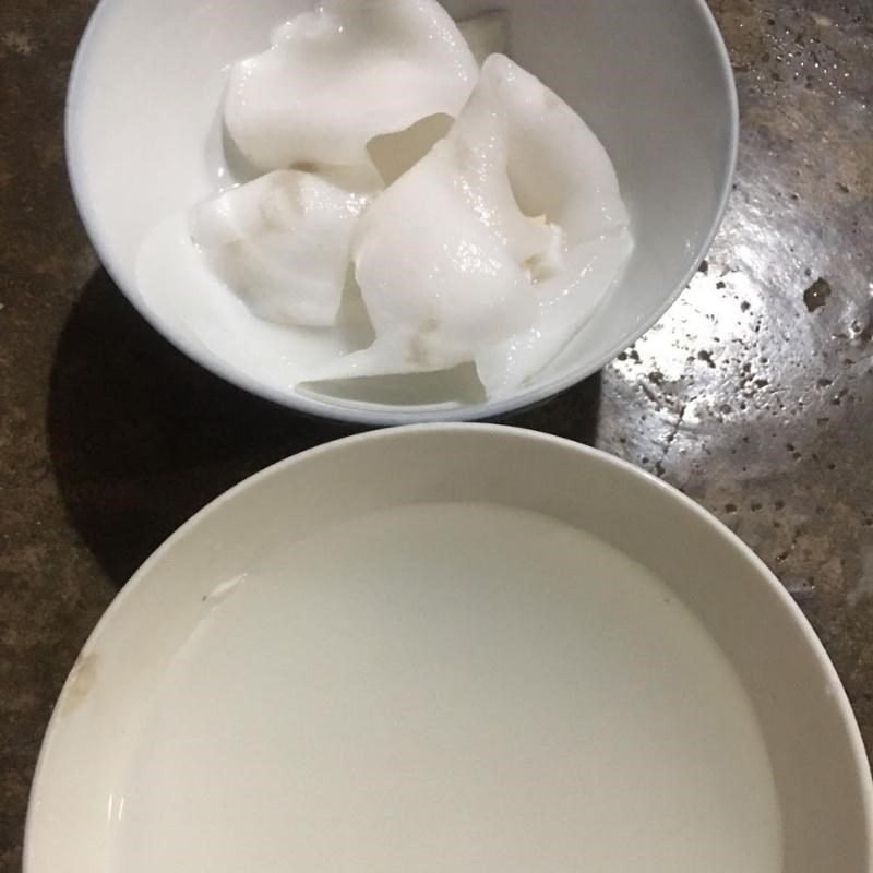 Step 1 Prepare the ingredients for coconut pandan jelly