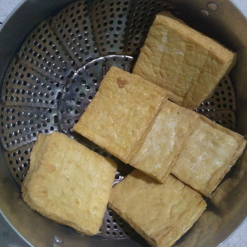 Step 1 Prepare the ingredients for steamed tofu with Vietnamese mint