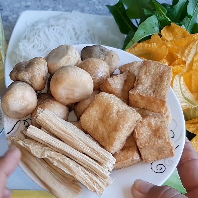 Step 1 Prepare the Ingredients for Vegetarian Hot Pot