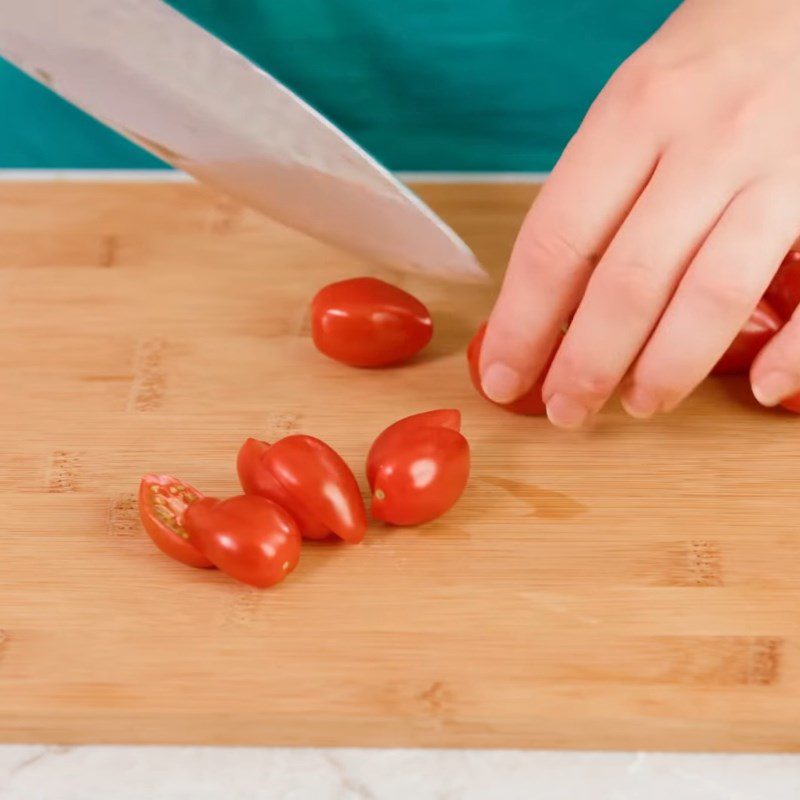 Step 1 Prepare the ingredients for sausage cheese pasta salad