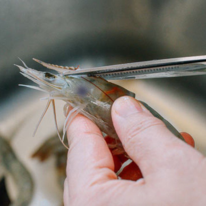 Step 1 Prepare the ingredients for Steamed Shrimp with Oyster Sauce
