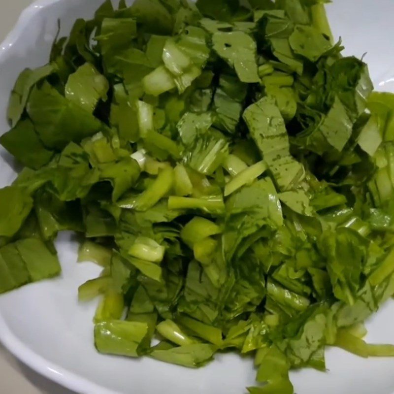 Step 1 Prepare the ingredients for Eel Porridge with Bok Choy