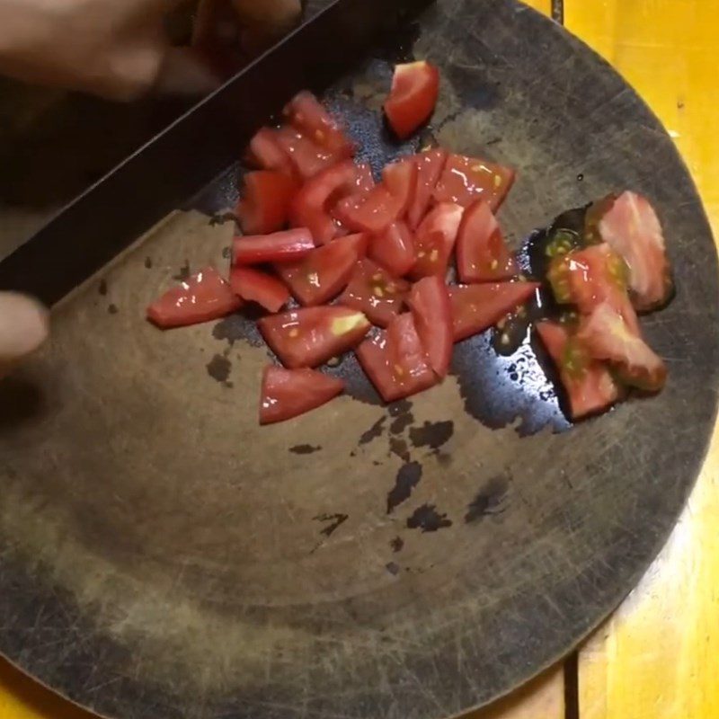 Step 1 Prepare the ingredients for Tomato Tofu Porridge