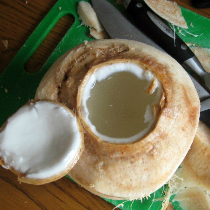 Step 1 Prepare the ingredients for Coconut with Kumquat and Sour Plum