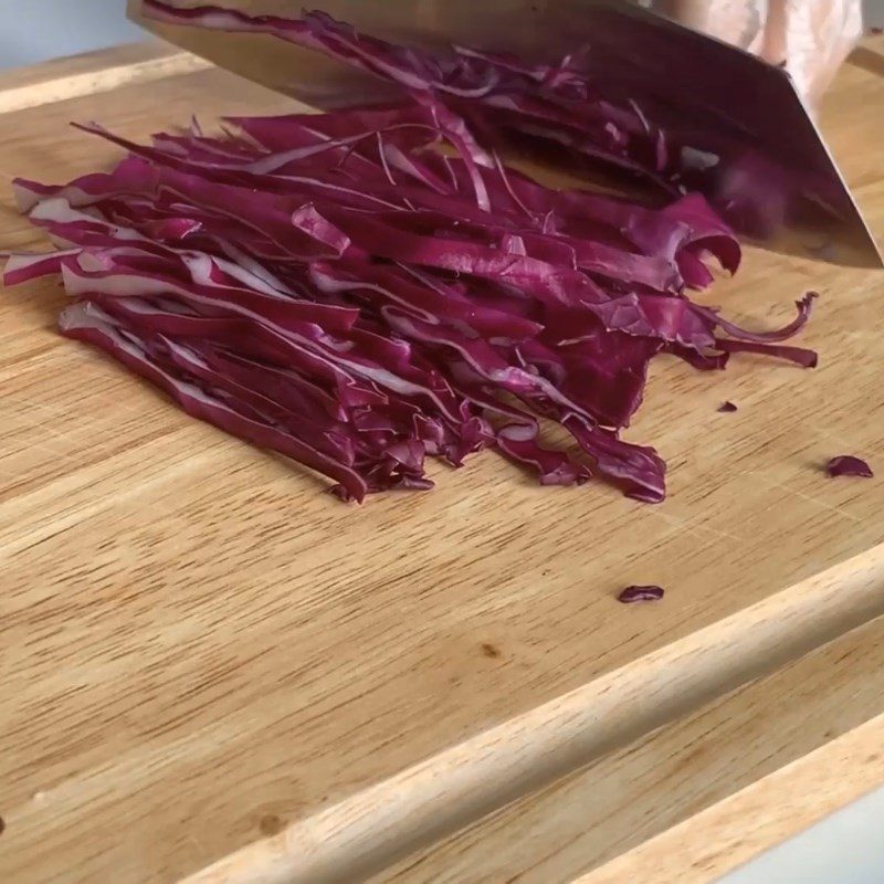 Step 2 Prepare other ingredients Salad with fish mint and squid