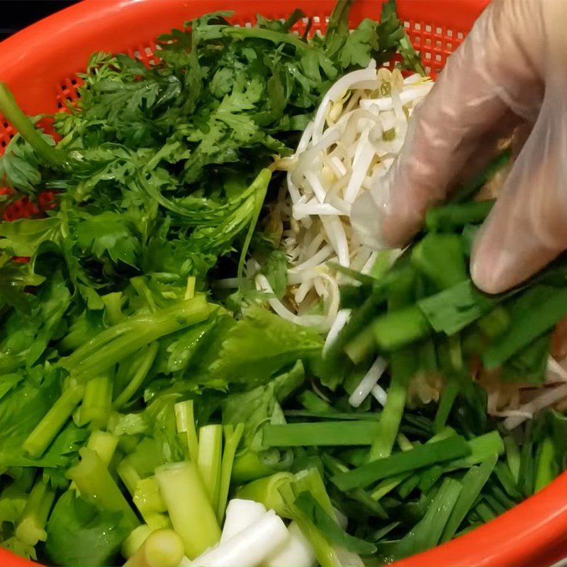 Step 2 Prepare other ingredients Chicken noodle salad