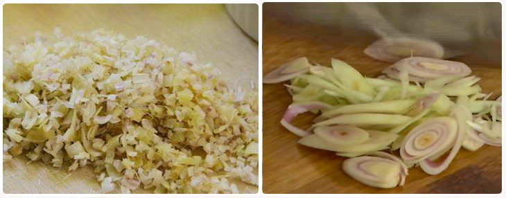 Step 2 Prepare other ingredients Beef tendons stir-fried with lemongrass and chili