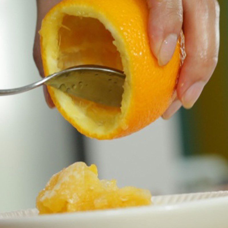 Step 1 Prepare the orange Steamed orange eggs