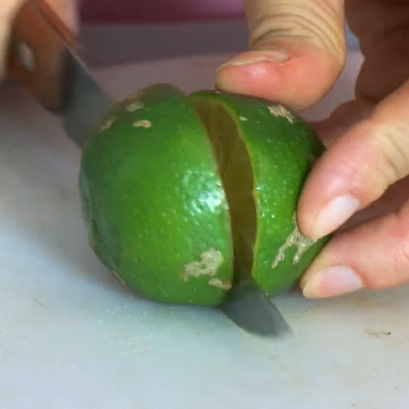 Step 2 Prepare Lemons and Tangerines for Artichoke Tea Bag