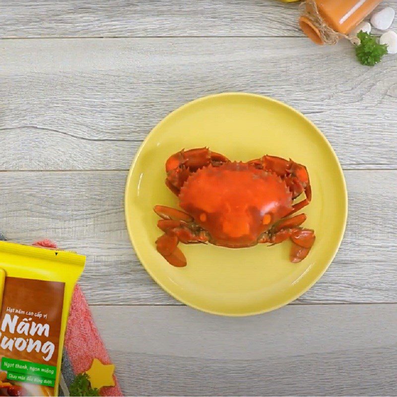 Step 1 Prepare the crab Pumpkin crab soup