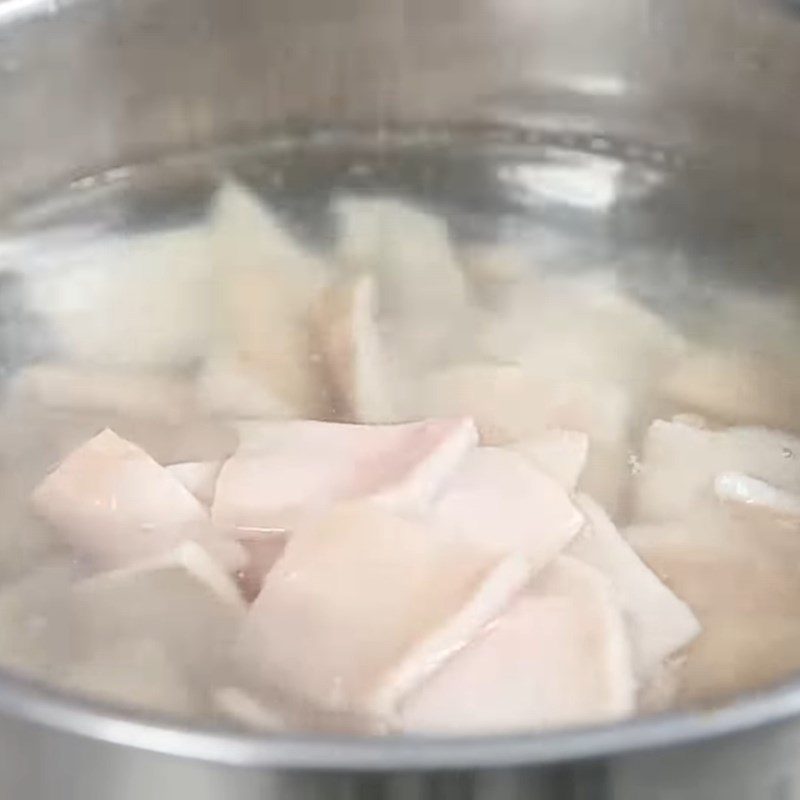 Step 1 Prepare the Pork Skin Grilled Pork Skin with Garlic