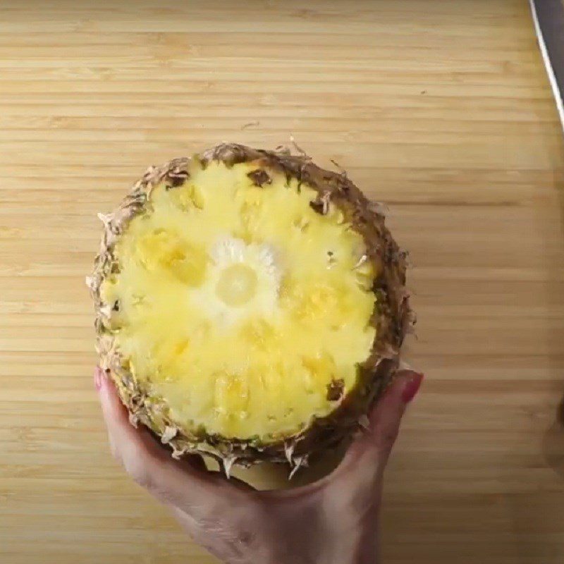 Step 1 Prepare the pineapple Grilled pineapple