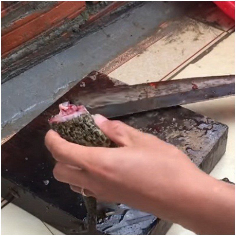 Step 1 Prepare the frog Grilled frog