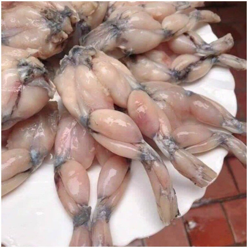 Step 1 Prepare the frog Grilled frog